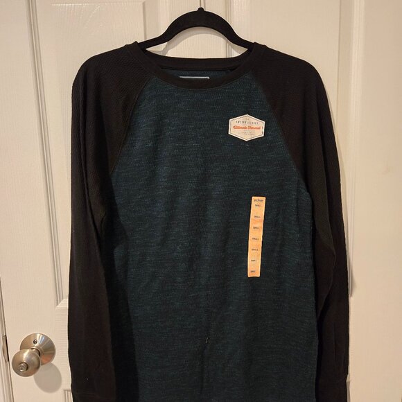 NWT Urban Pipeline Thermal Long Sleeved Shirt Green Black S - Picture 1 of 4